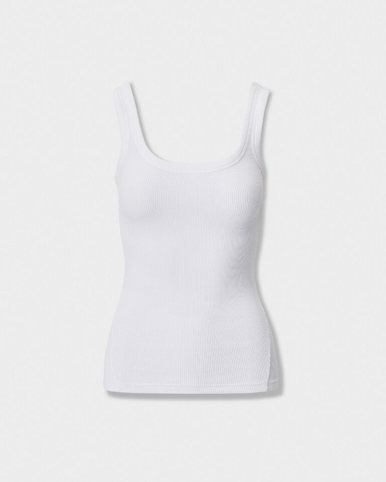 The Essential Ribbed U-Neck Tank