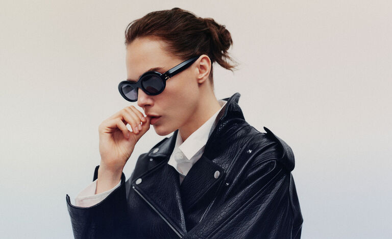 Cara Delevingne in the Penelope Leather Jacket