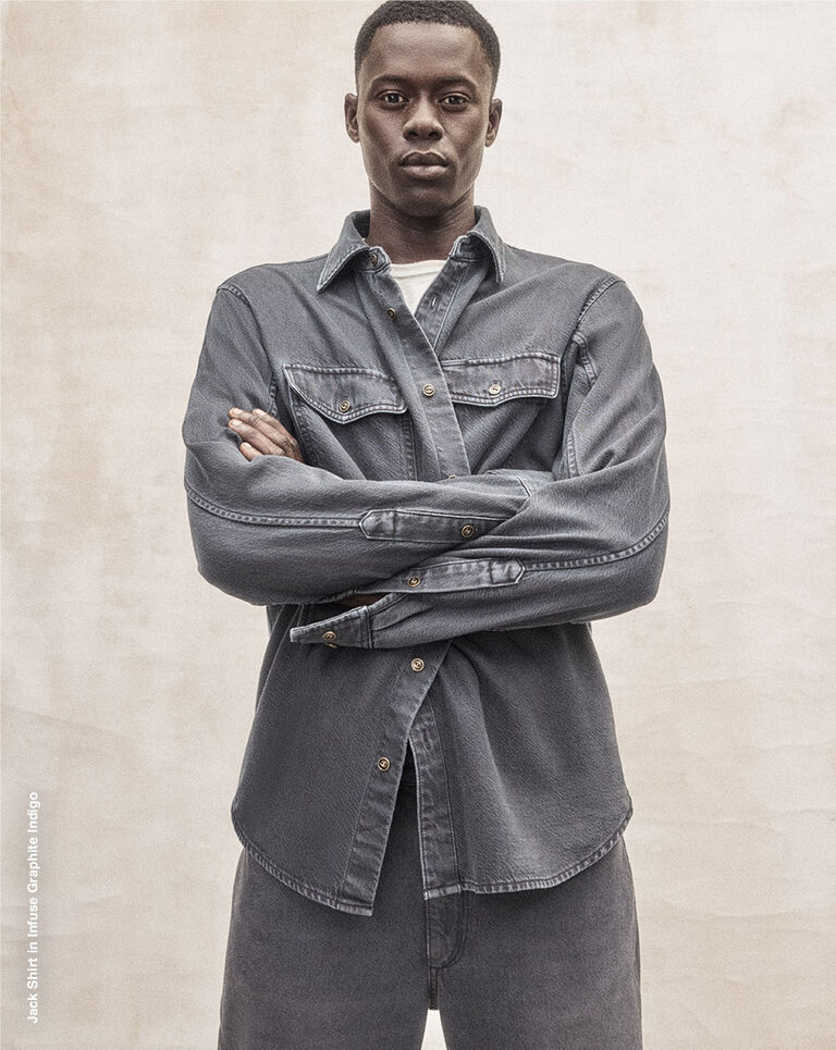 Jack Shirt in Infuse Graphite Indigo