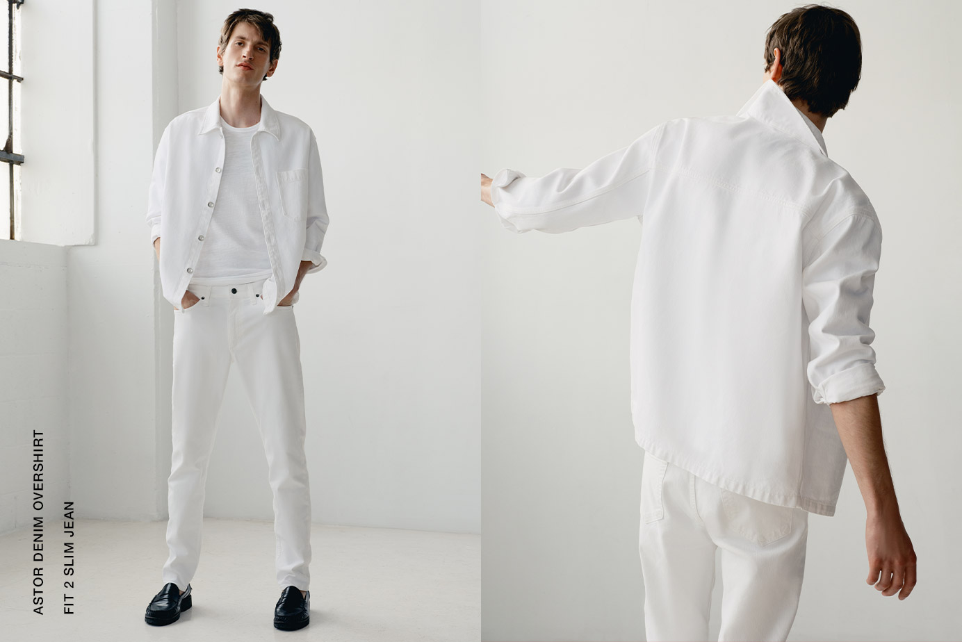 ASTOR DENIM OVERSHIRT. FIT 2 SLIM JEAN