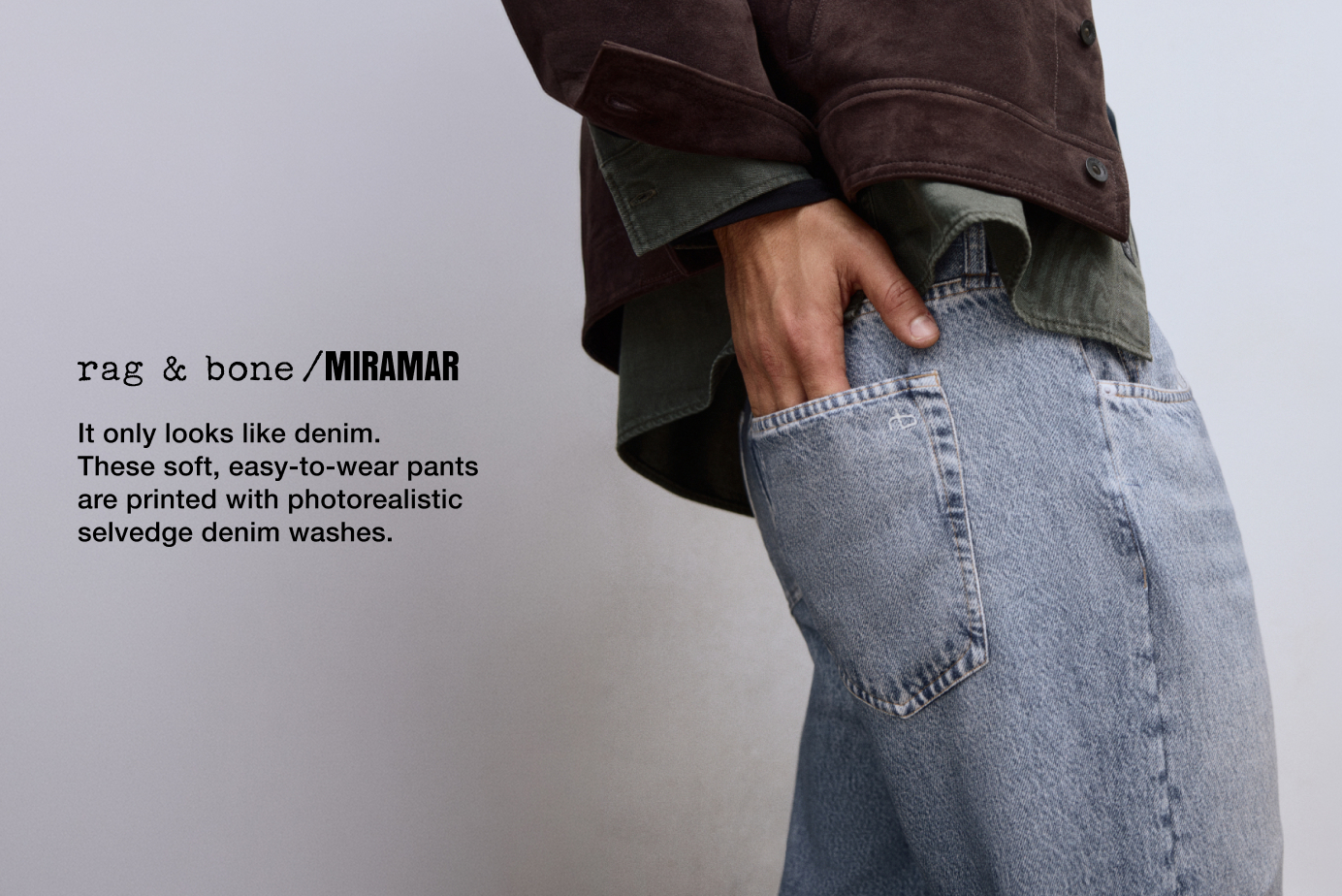 Stretch Terry. A new fabrication for slimmer fits