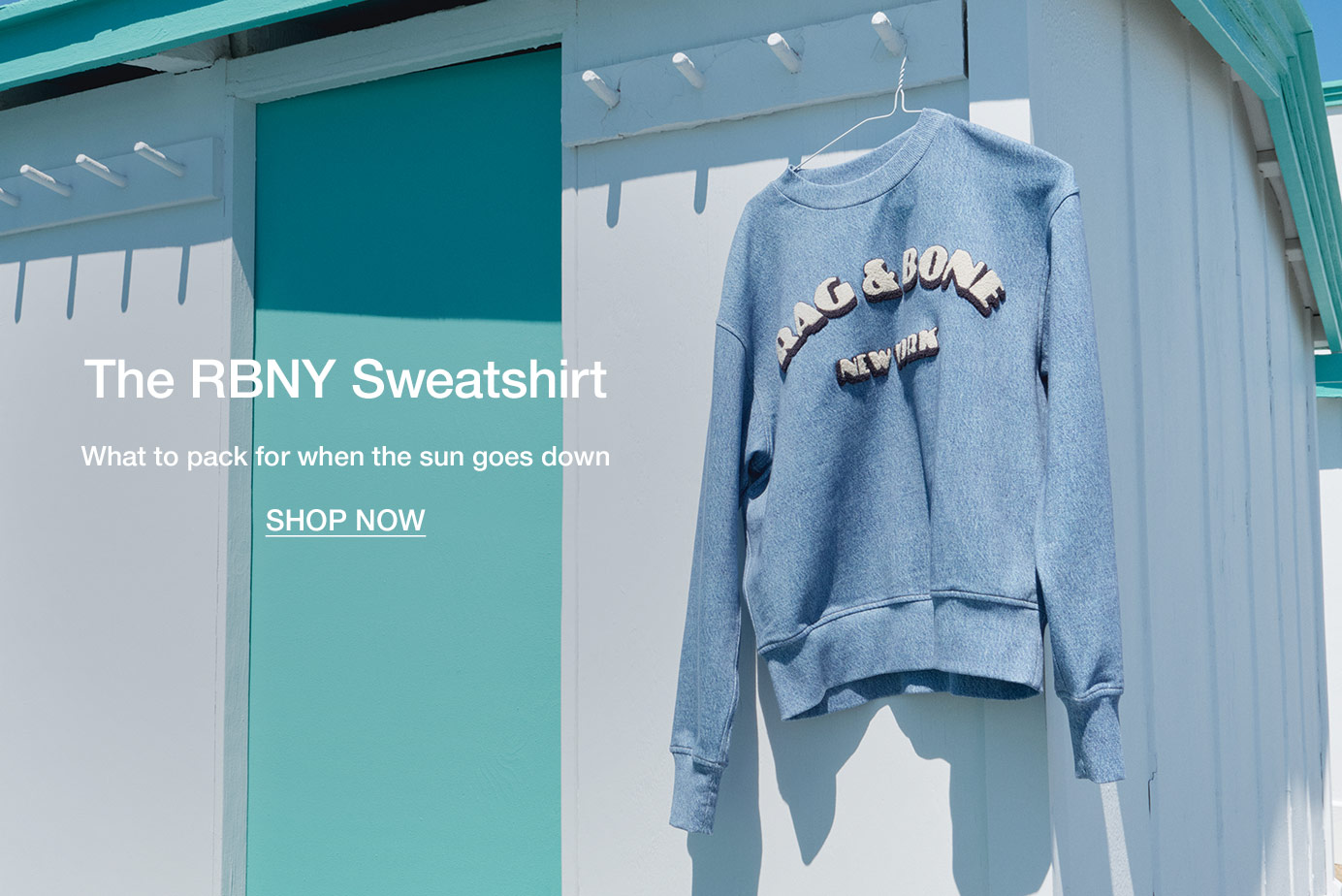 The RBNY Sweatshirt. What to pack for when the sun goes down
