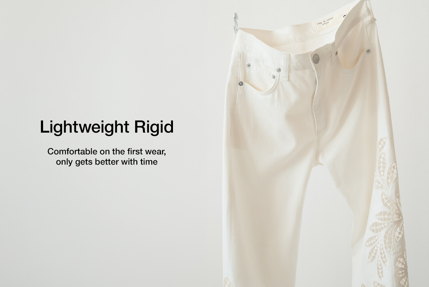 Lightweight Rigid. Comfortable on the first wear, only gets better with time