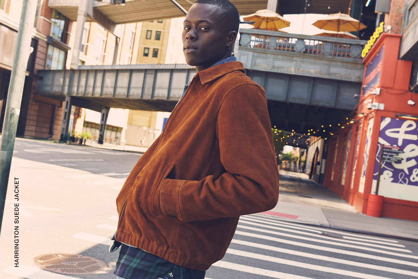 HARRINGTON SUEDE JACKET