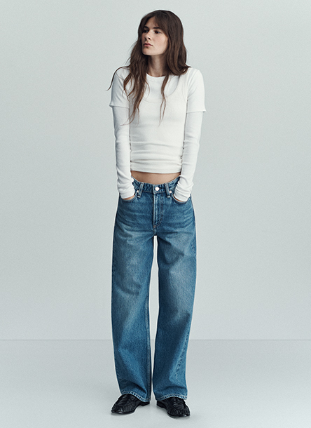 Wide-Leg & Trousers Jeans